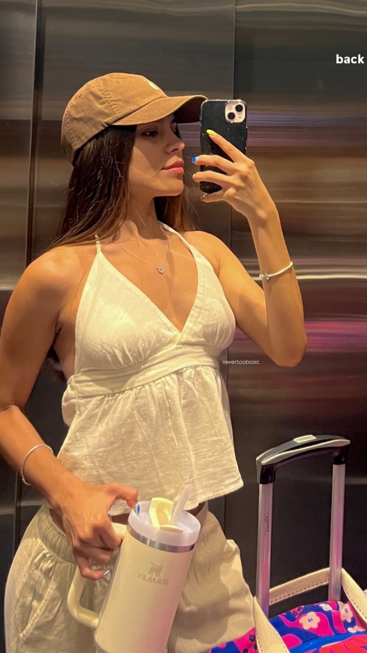 Alina lino top