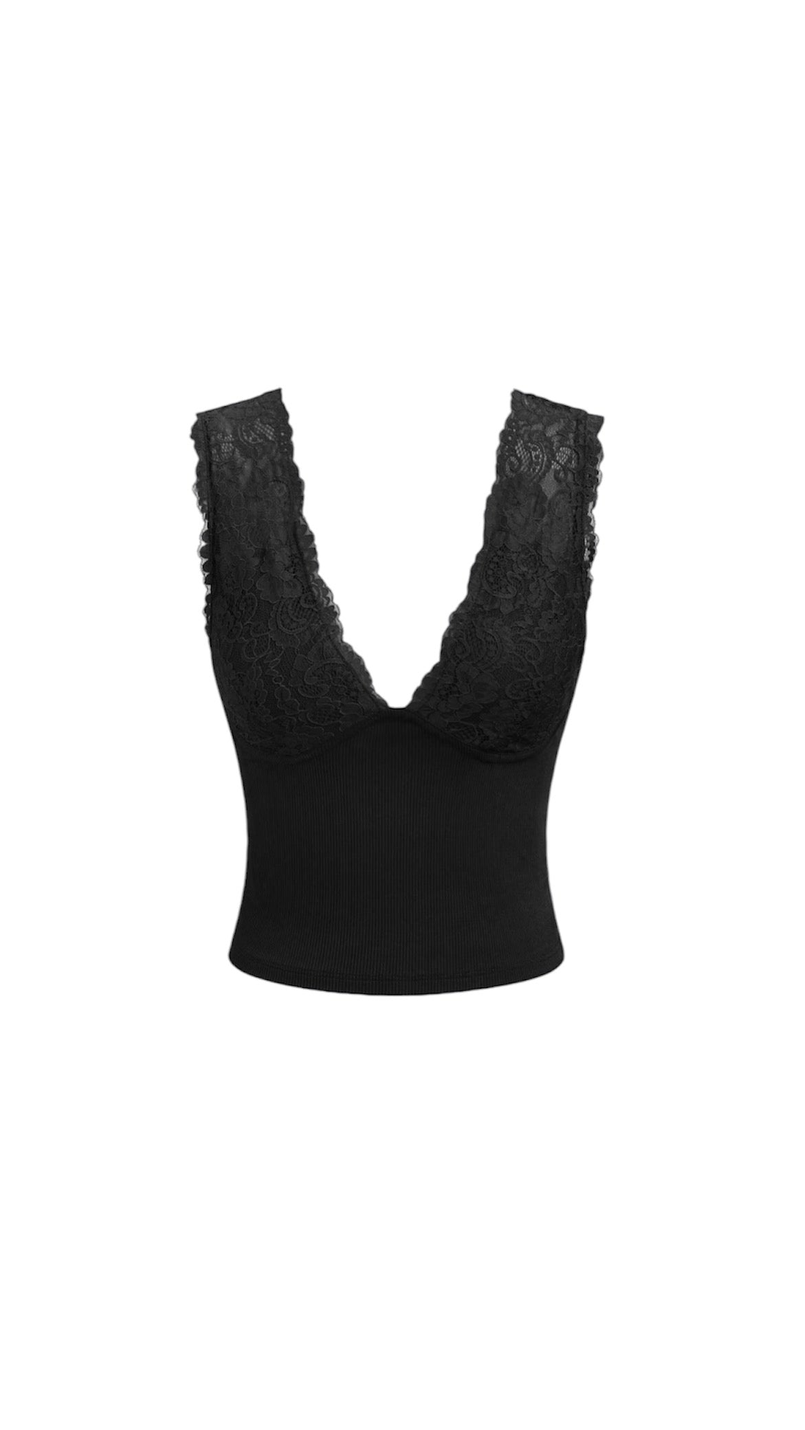Belly lace top